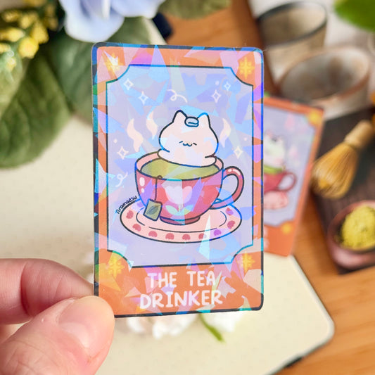The Tea Drinker Sticker