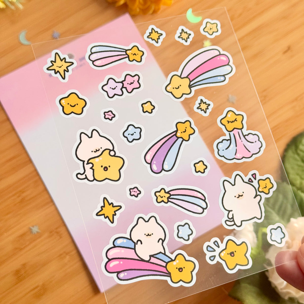 Shooting Stars Sticker Sheet