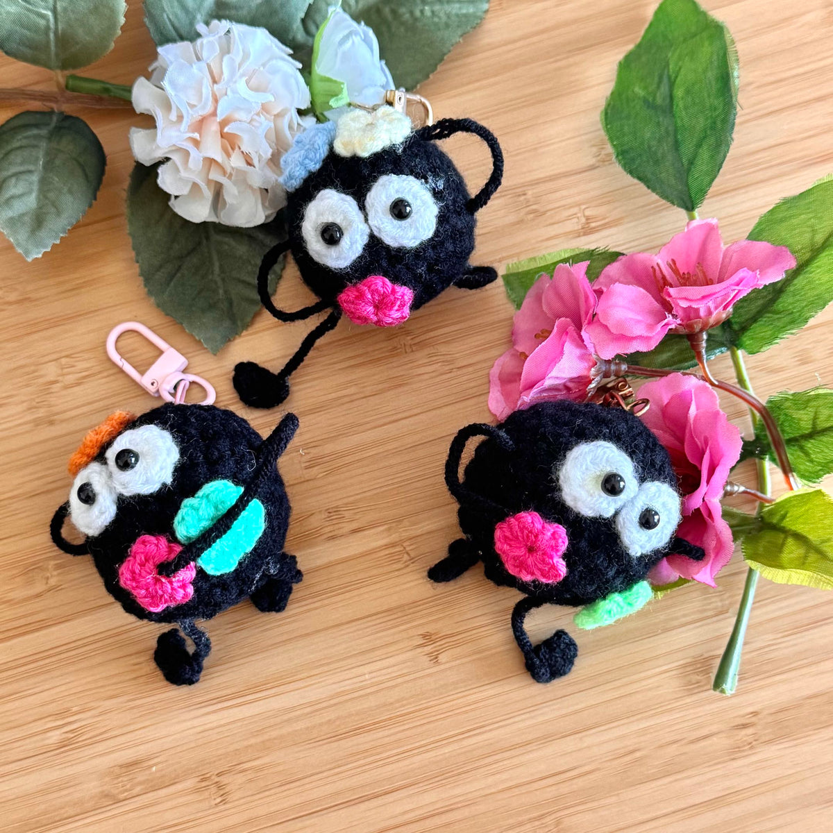Soot Sprites Crochet Plush Keychain