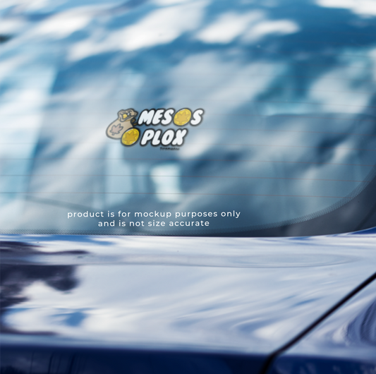 MapleStory Mesos Pl0x Vinyl Decal