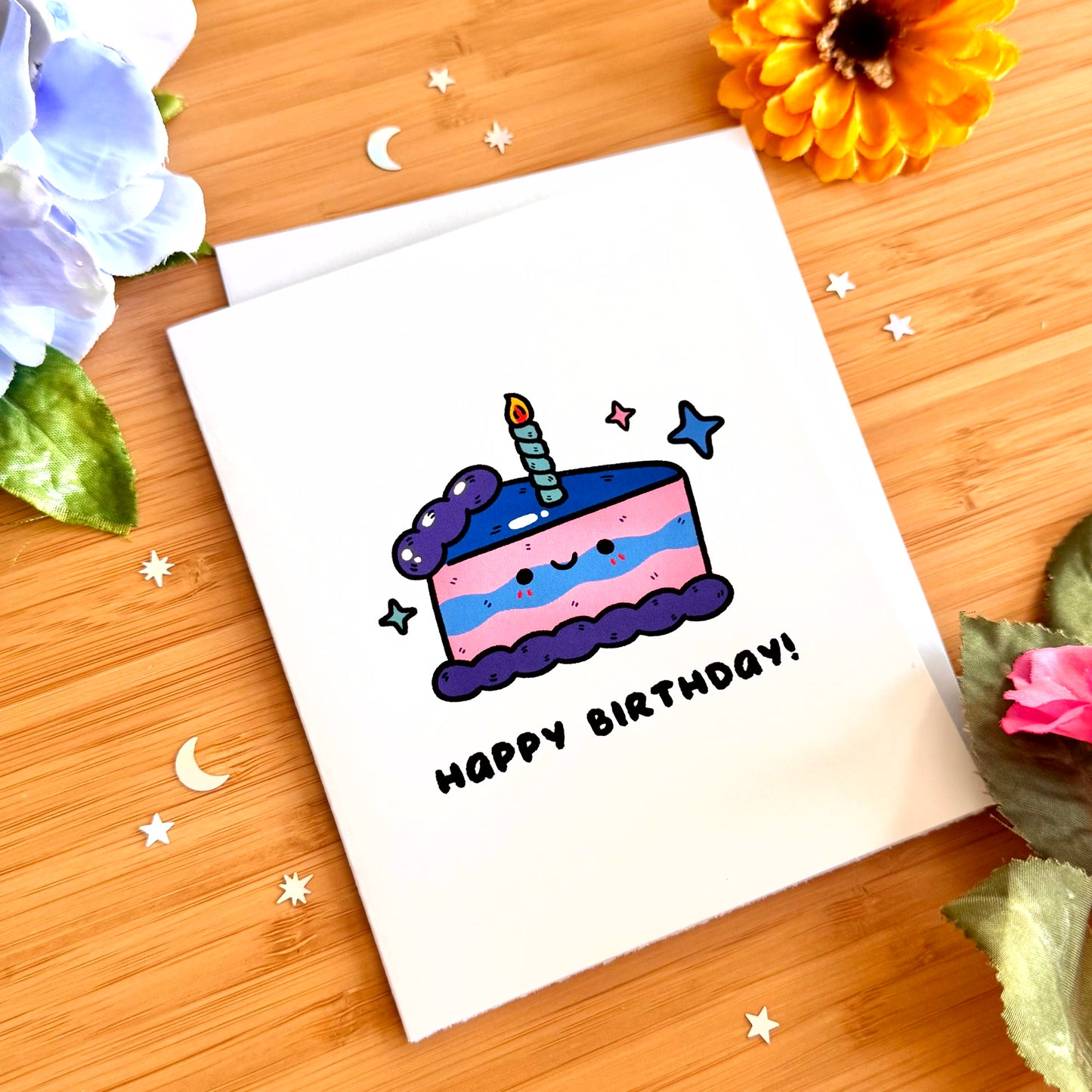 Happy Birthday Cake Greeting Card