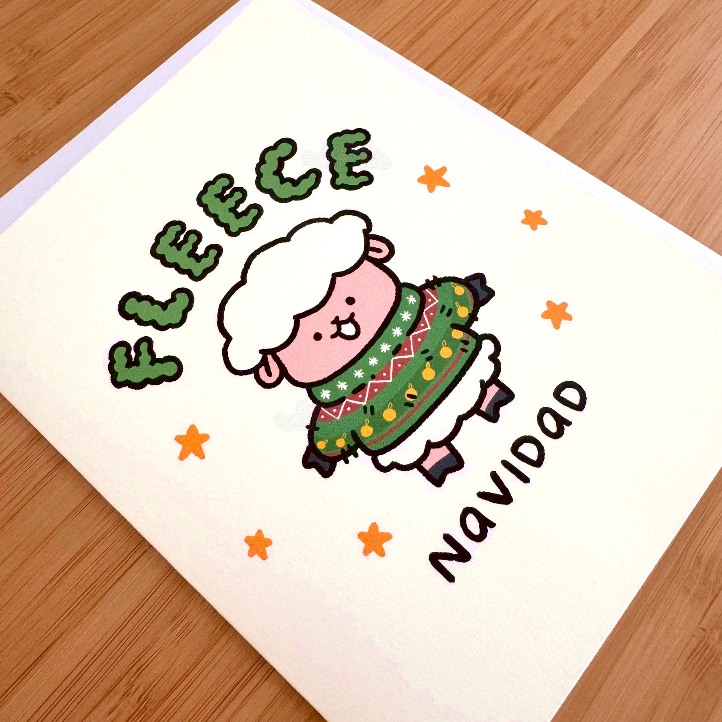 Fleece Navidad Greeting Card