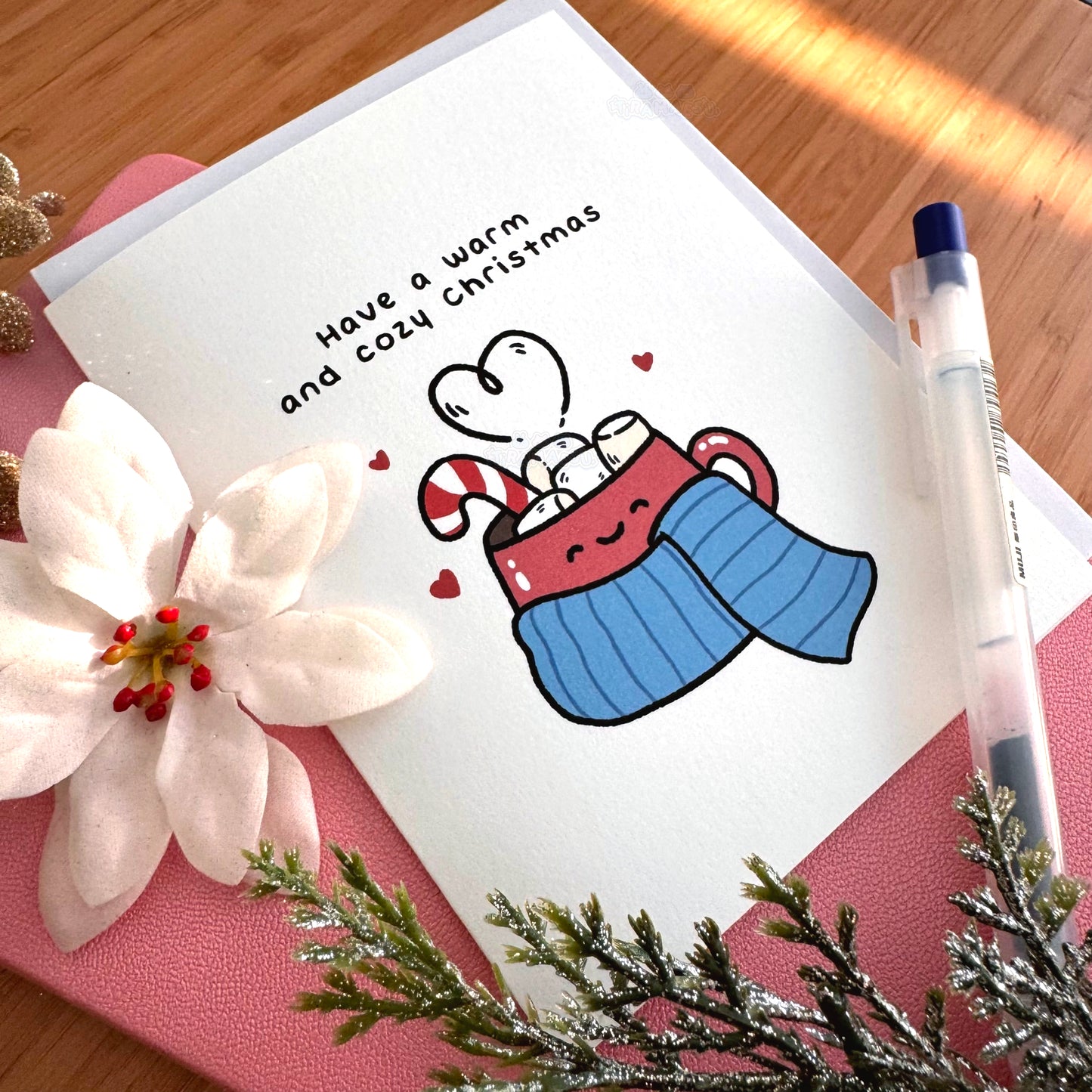 Have a Warm and Cozy Christmas Greeting Card