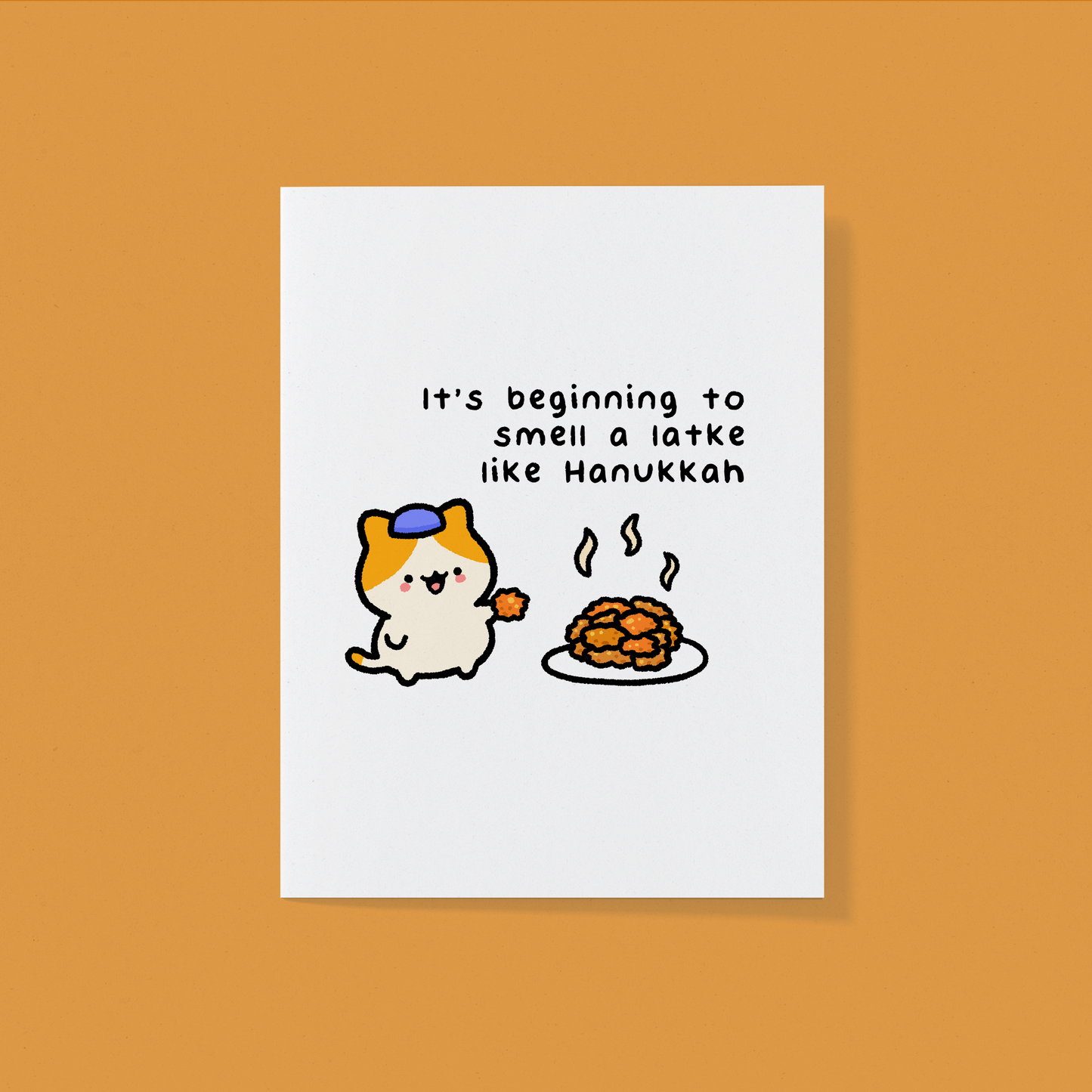 It's Beginning to Smell a Latke Like Hanukkah Greeting Card