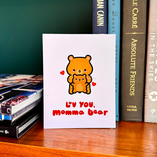 Luv You, Momma Bear Greeting Card