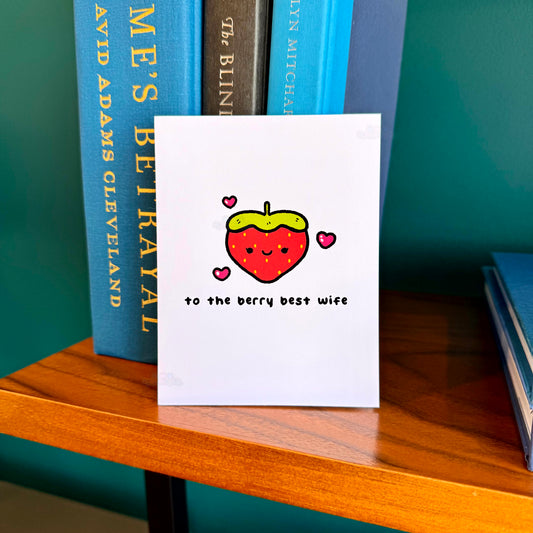To the Berry Best Wife Greeting Card