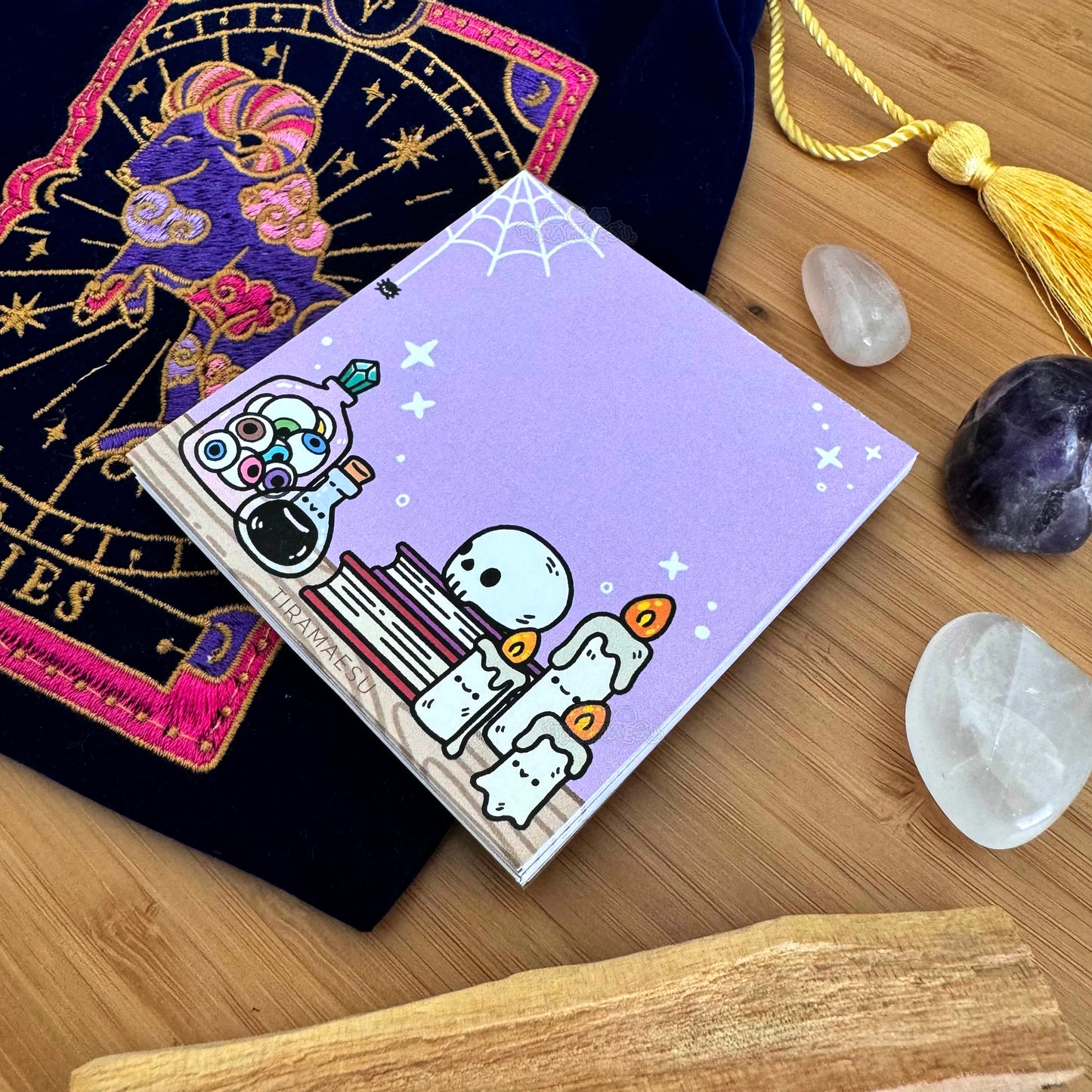 A Witch's Desk Square Notepad