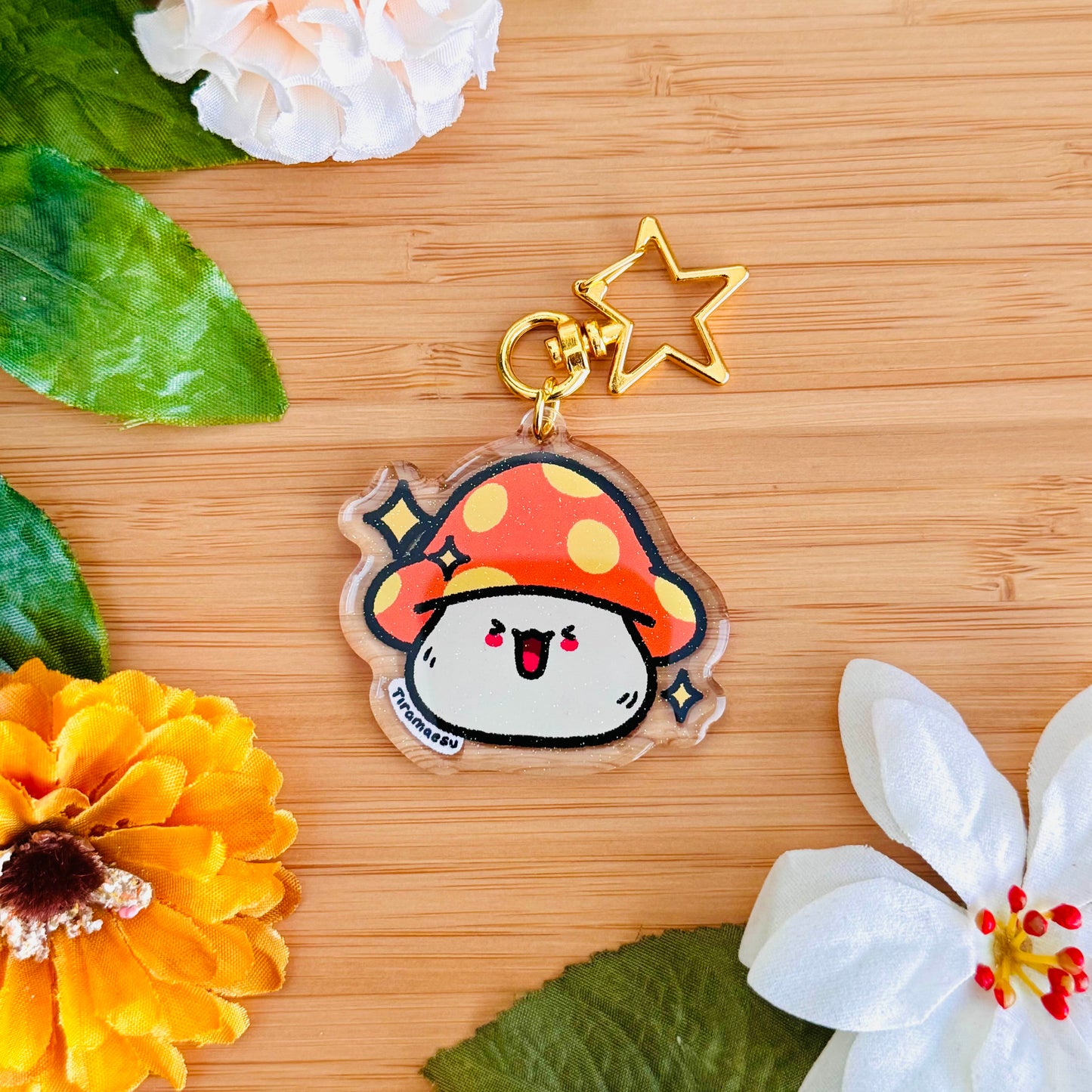 MapleStory Orange Mushroom Keychain