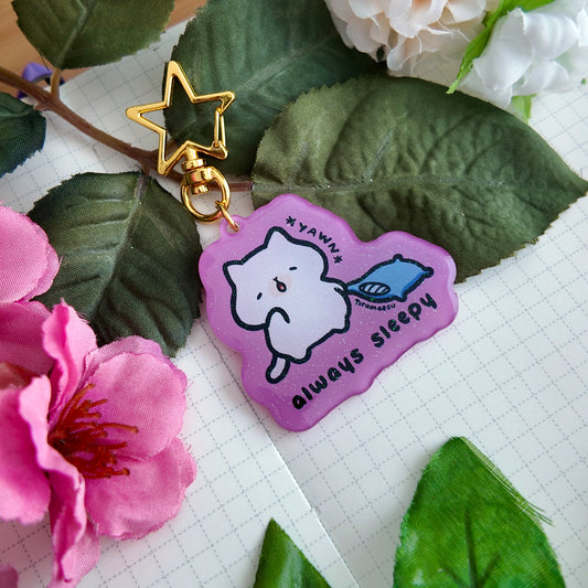 Always Sleepy Keychain