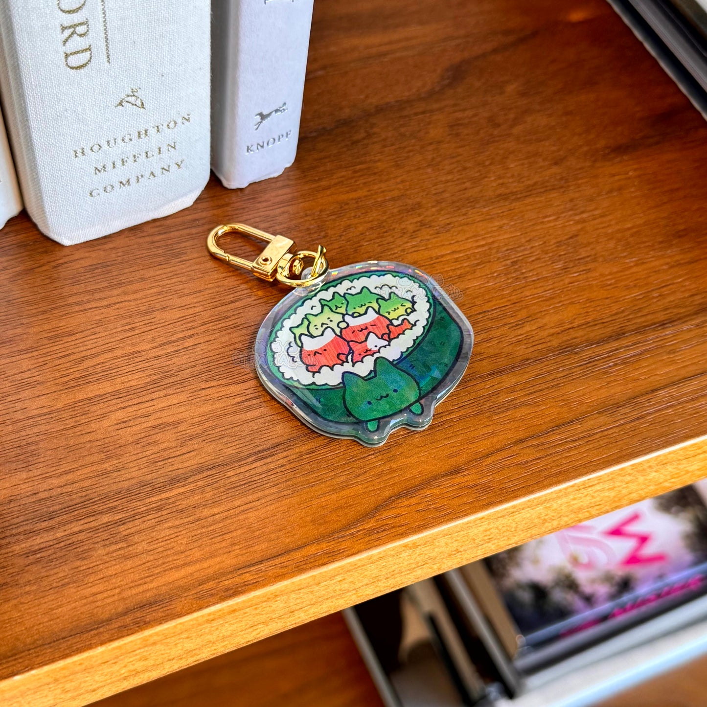 Catlifornia Sushi Keychain