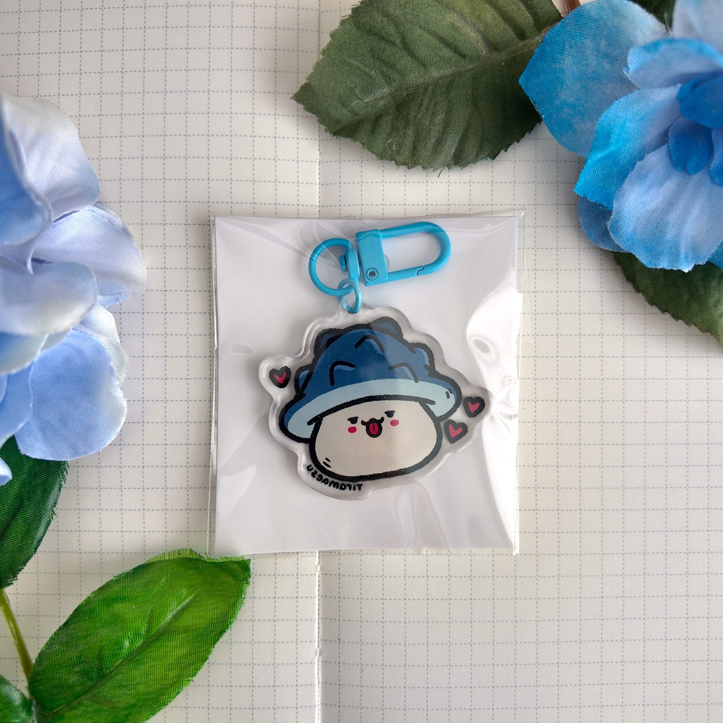 Horny Mushroom Keychain
