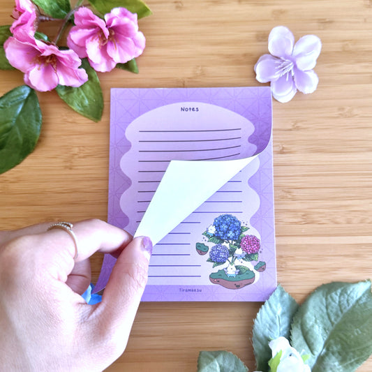 Hydrangea Notepad