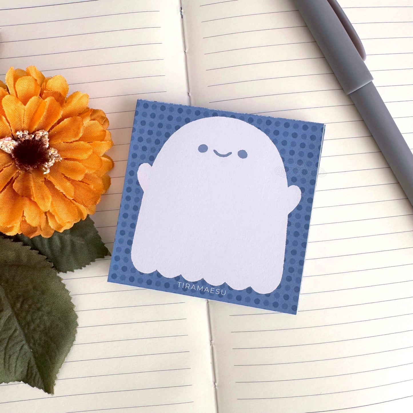 Ghostie Square Notepad