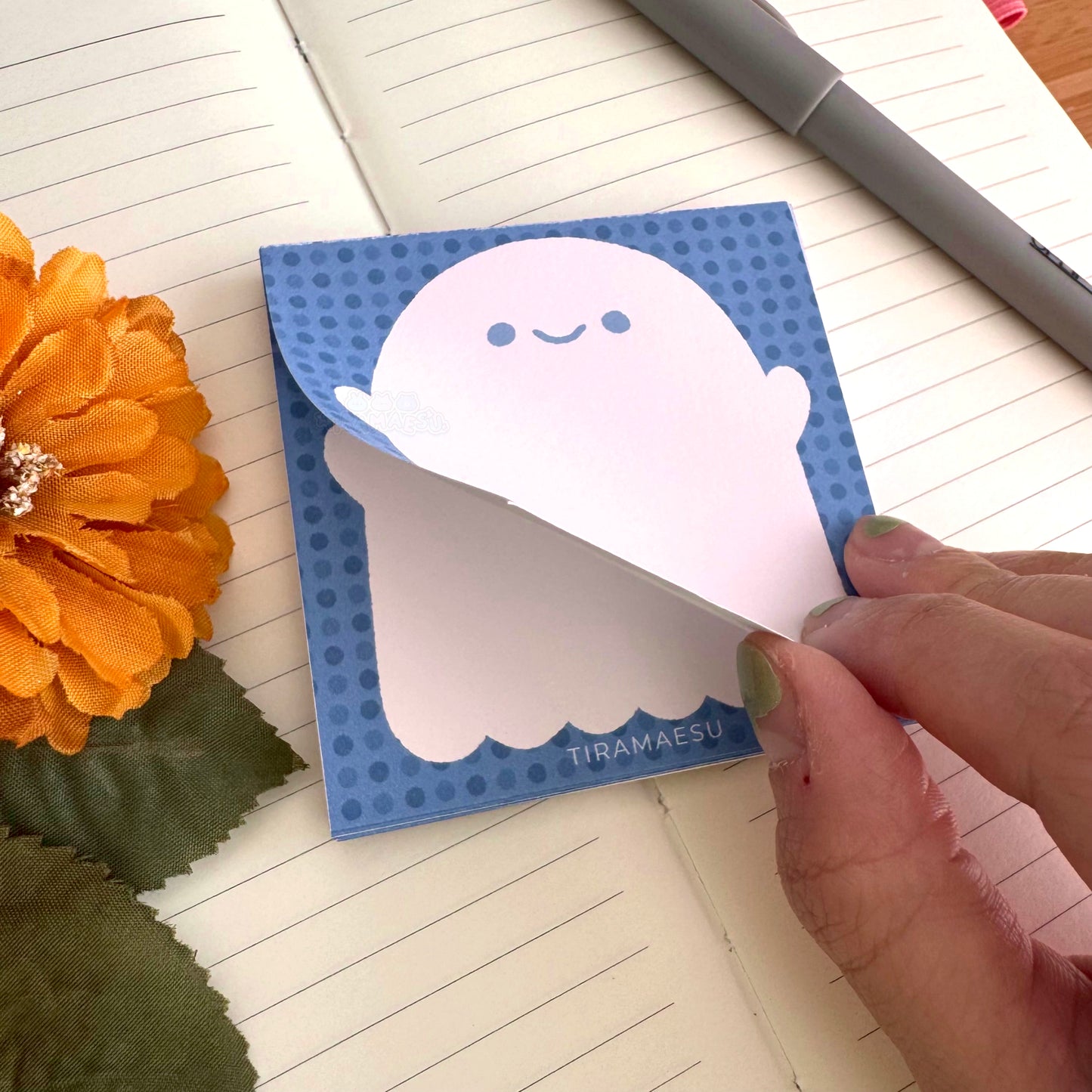 Ghostie Square Notepad