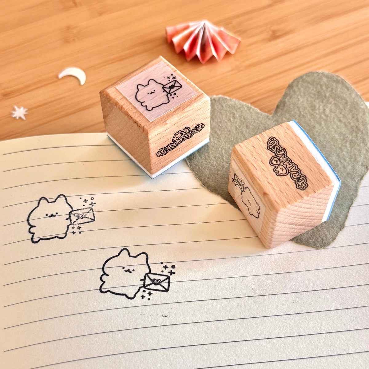 Sending Mail Wooden Stamp
