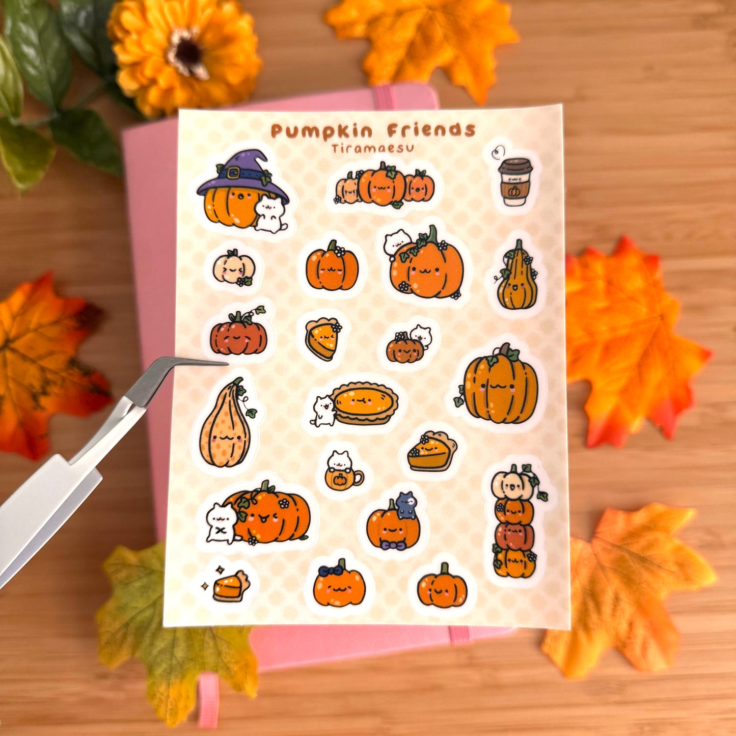 Pumpkin Friends Sticker Sheet