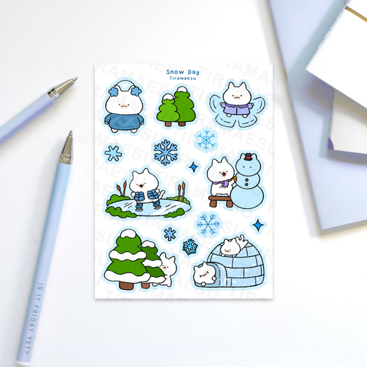 Snow Day Sticker Sheet