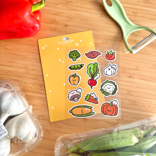 Veggie Besties Sticker Sheet