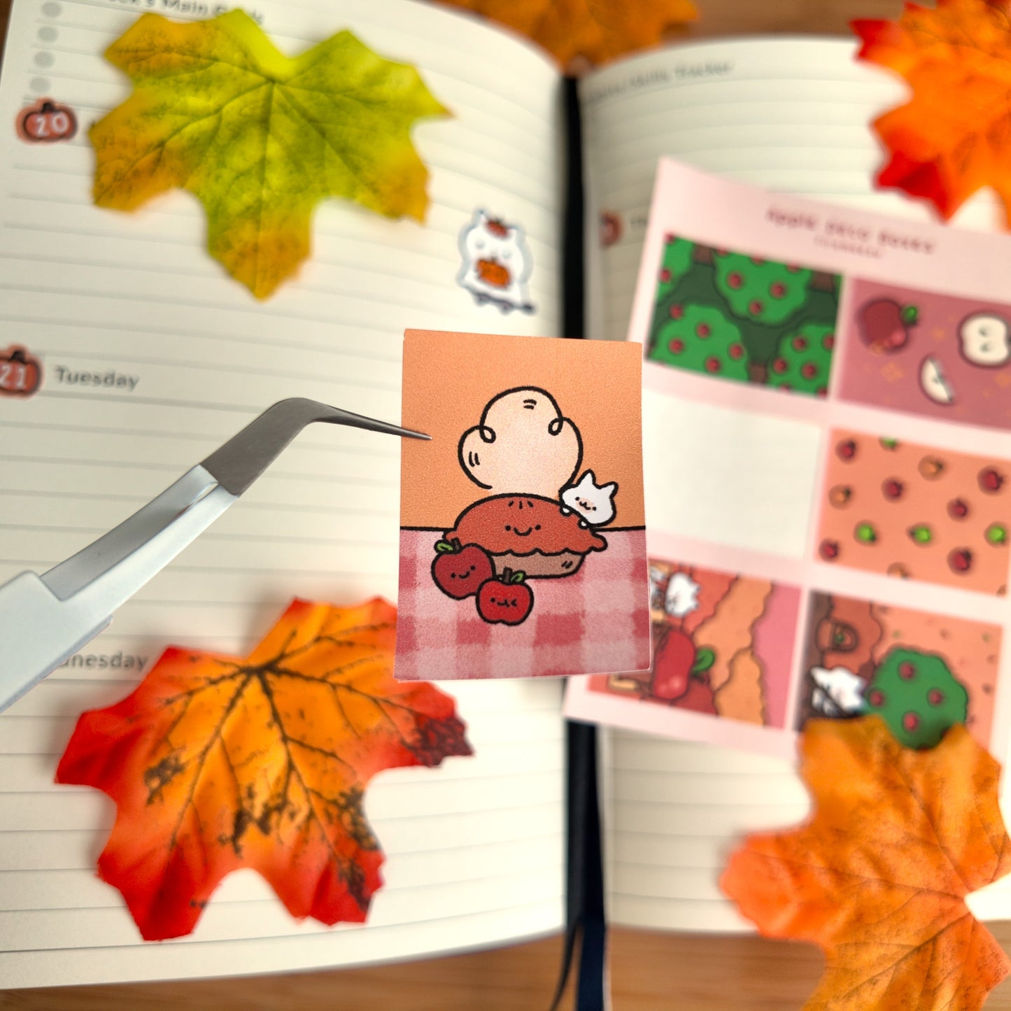 Apple Deco Full Boxes Sticker Sheet