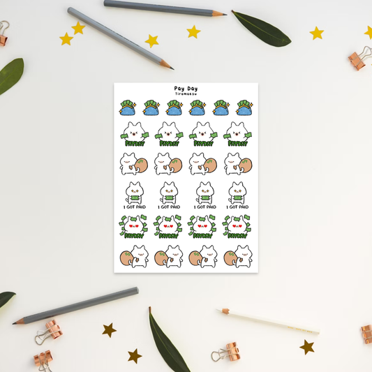 Pay Day Planner Stickers