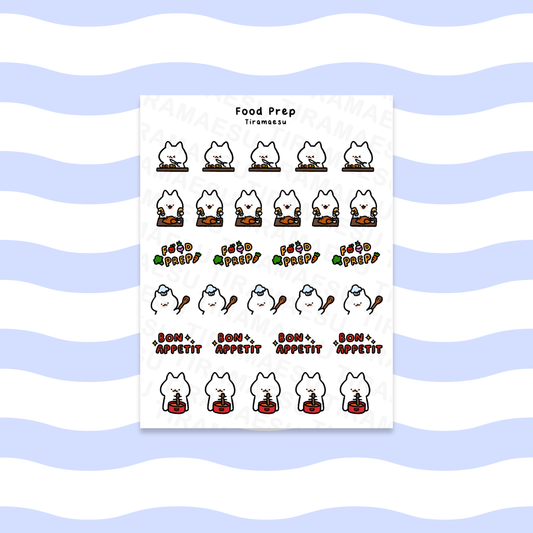 Food Prep Planner Stickers