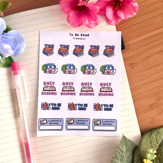 To Be Read Planner Stickers
