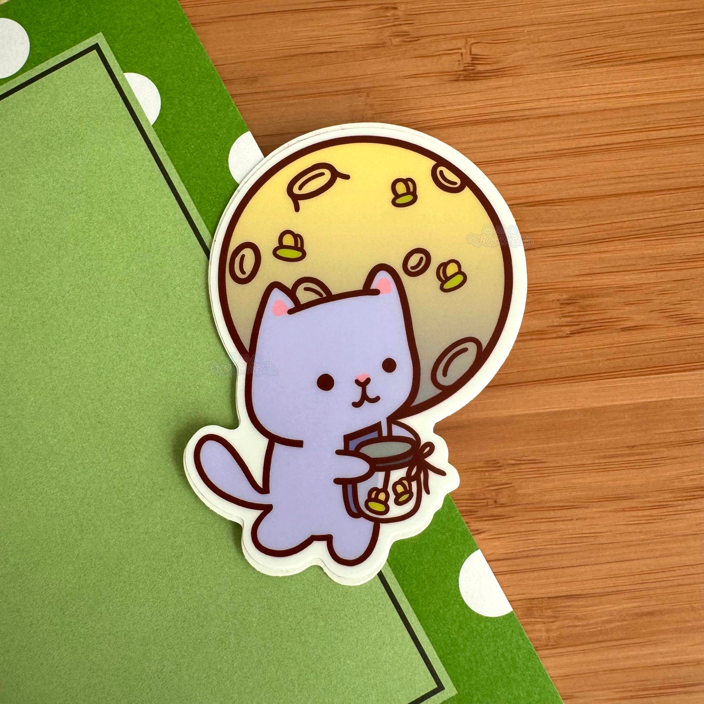 Catching Fireflies Sticker