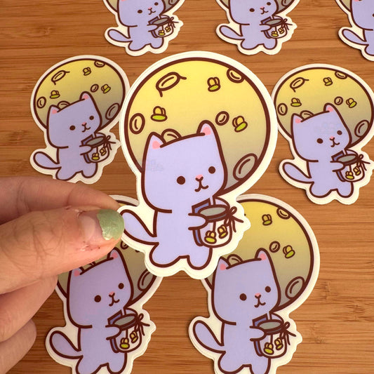 Catching Fireflies Sticker