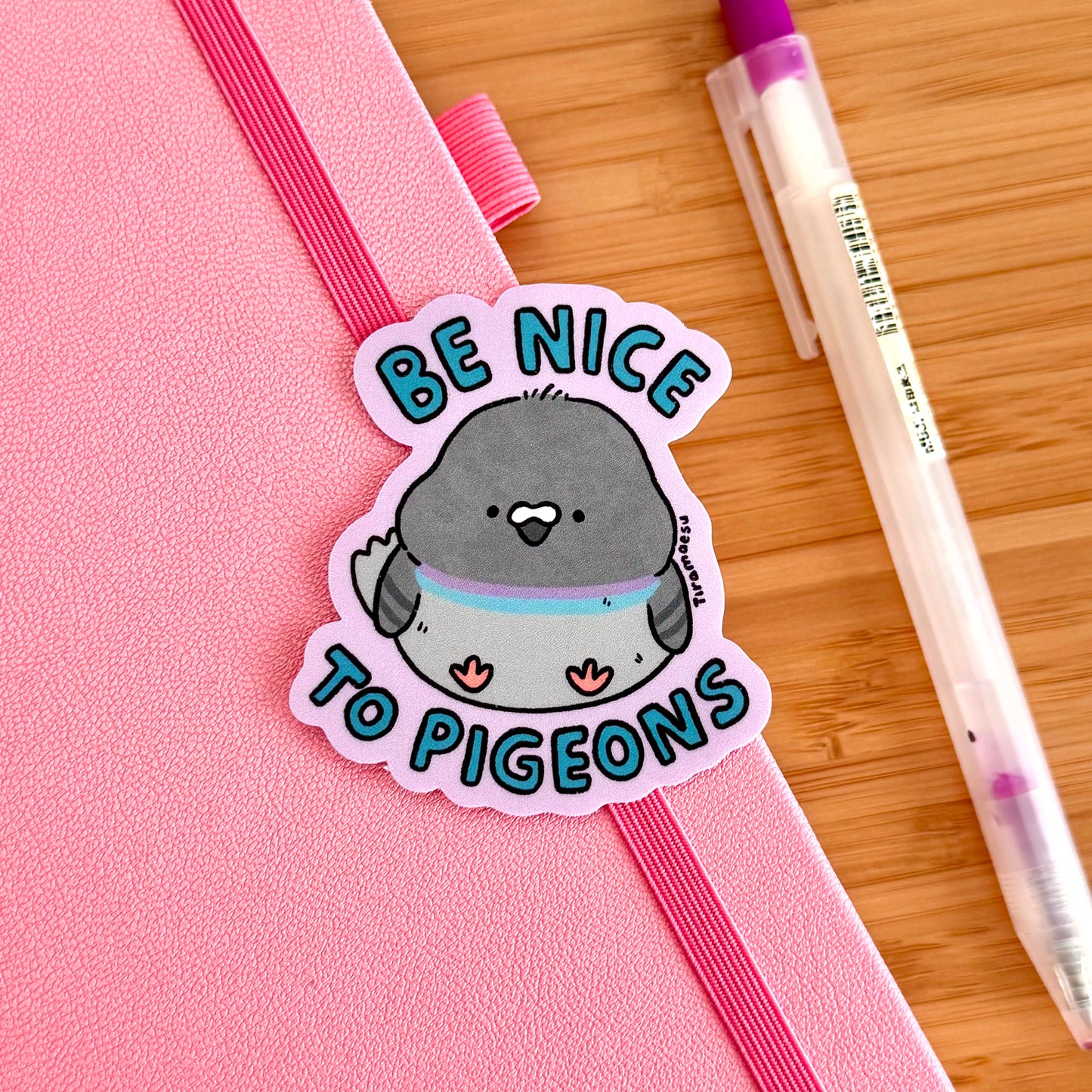 Be Nice to Pigeons Sticker
