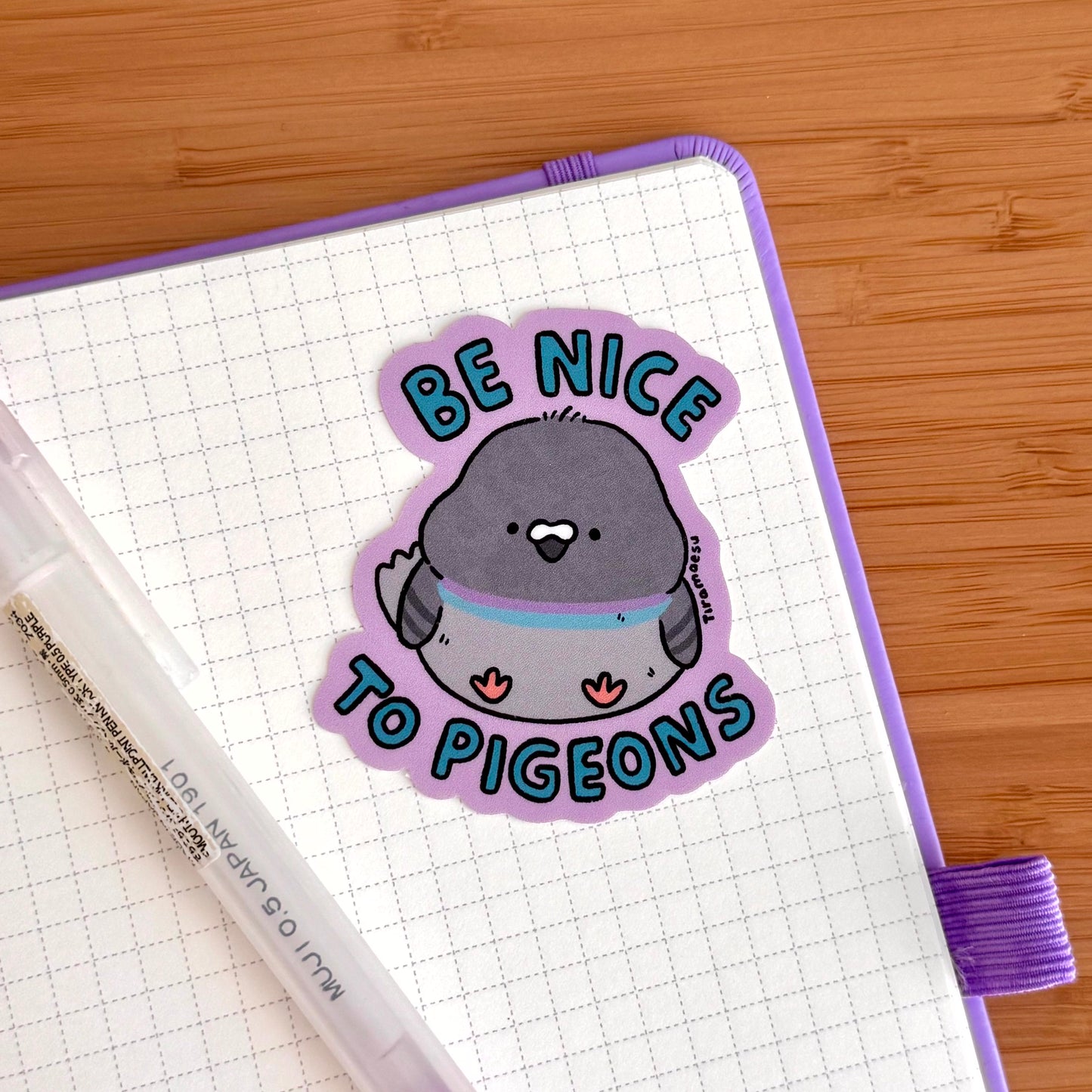 Be Nice to Pigeons Sticker