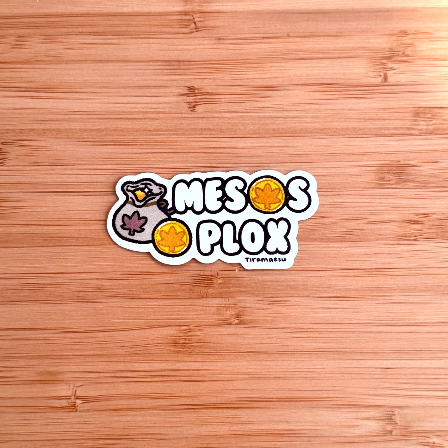MapleStory Mesos Pl0x Sticker
