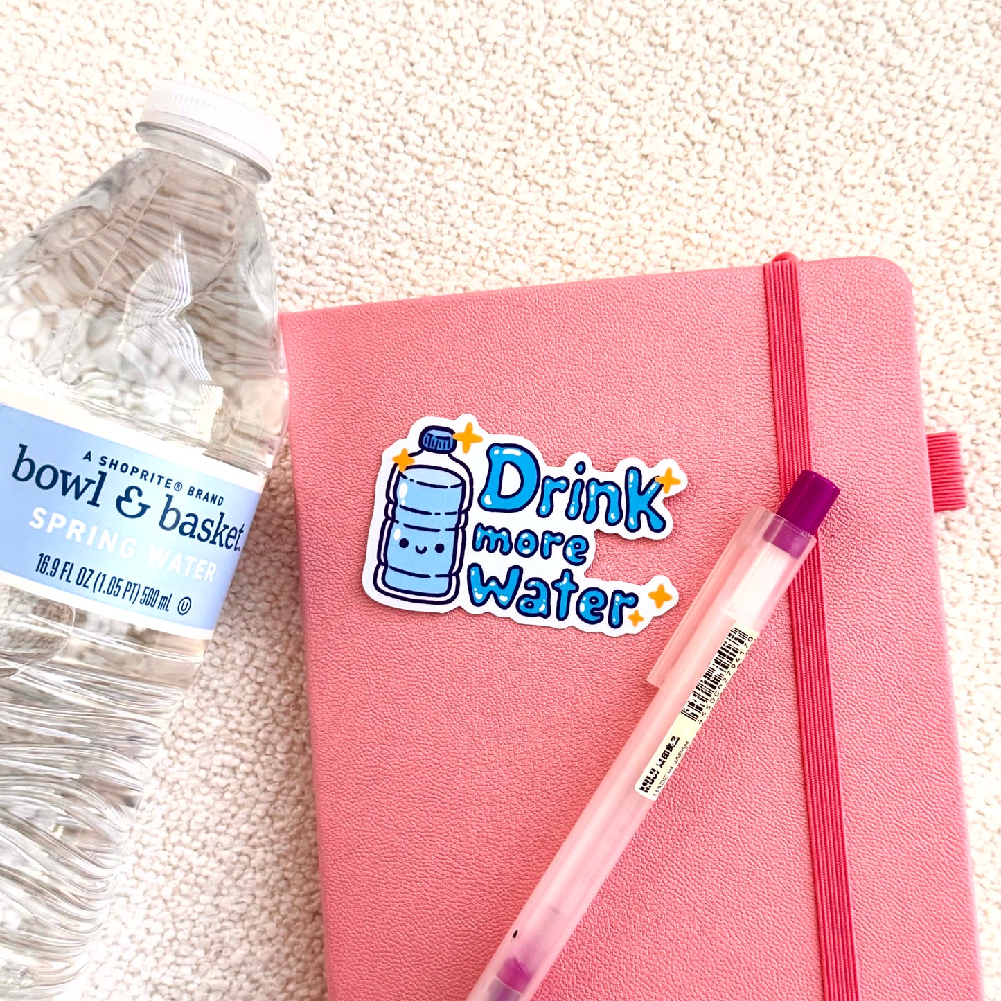 Drink More Water Sticker