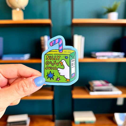 Silly Goose Juice Sticker