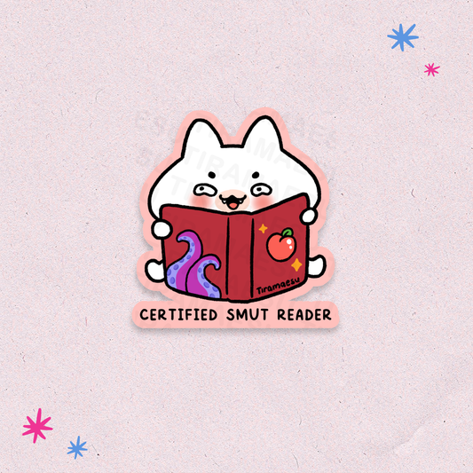 Certified Smut Reader Sticker