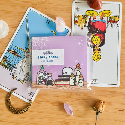 A Witch’s Desk Sticky Notes