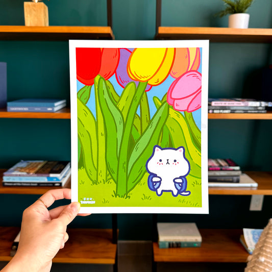 Tulip Forest Art Print