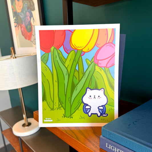 Tulip Forest Art Print