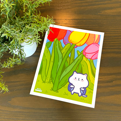 Tulip Forest Art Print