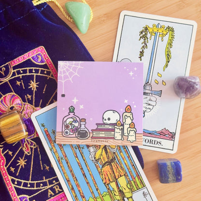 A Witch’s Desk Sticky Notes