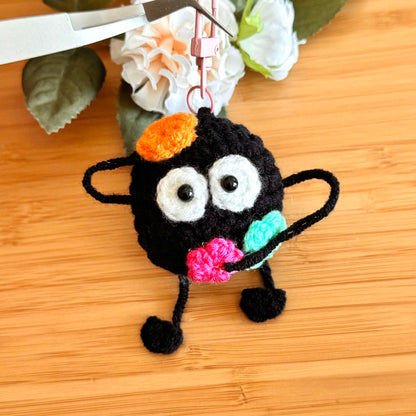 Soot Sprites Crochet Plush Keychain