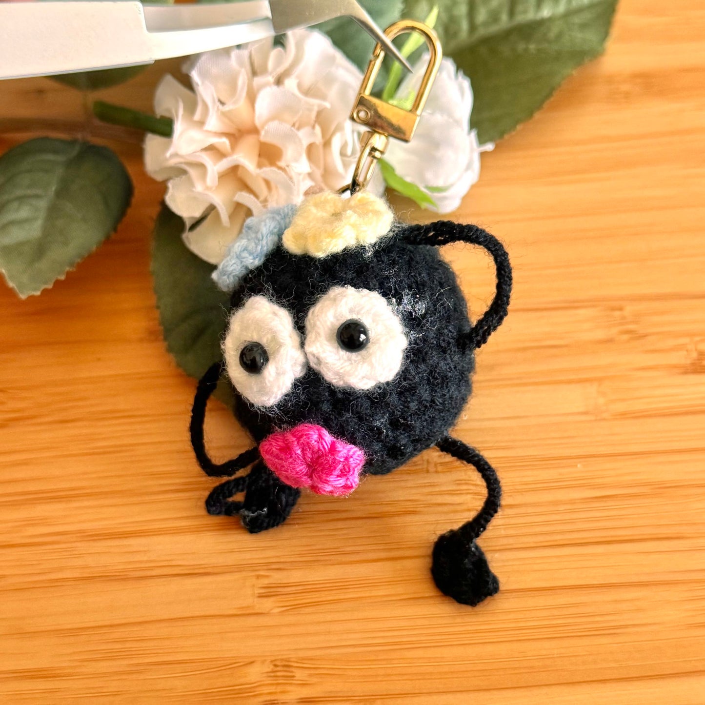 Soot Sprites Crochet Plush Keychain