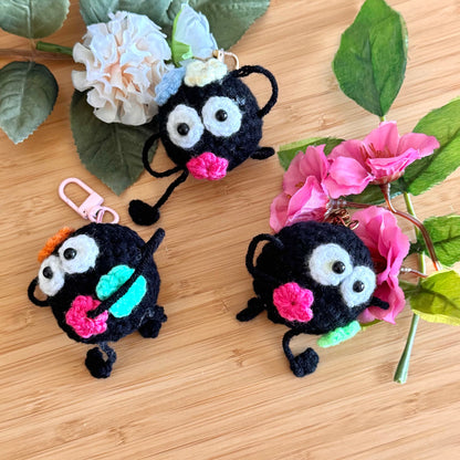 Soot Sprites Crochet Plush Keychain