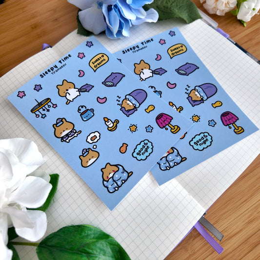 Sleepy Time Sticker Sheet