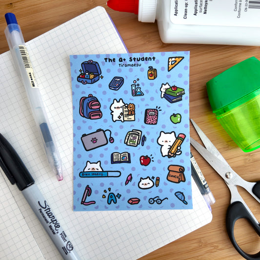 The A+ Student Sticker Sheet