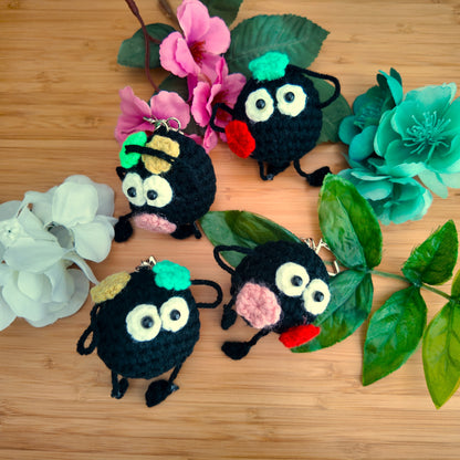 Soot Sprites Crochet Plush Keychain