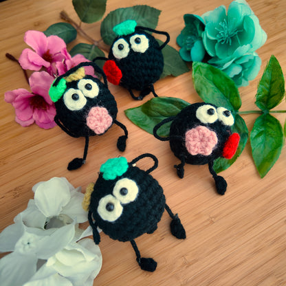 Soot Sprites Crochet Plush Keychain