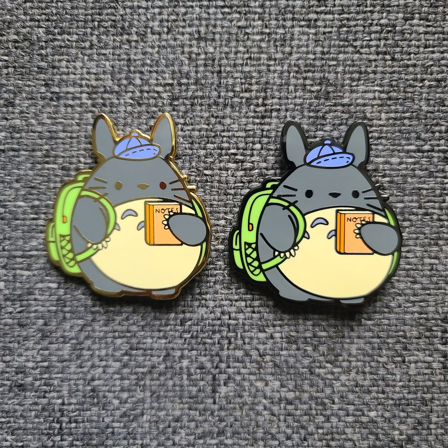 Schoolboy Totoro Enamel Pin