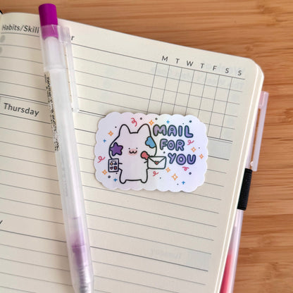 Mail For You Holographic Sticker