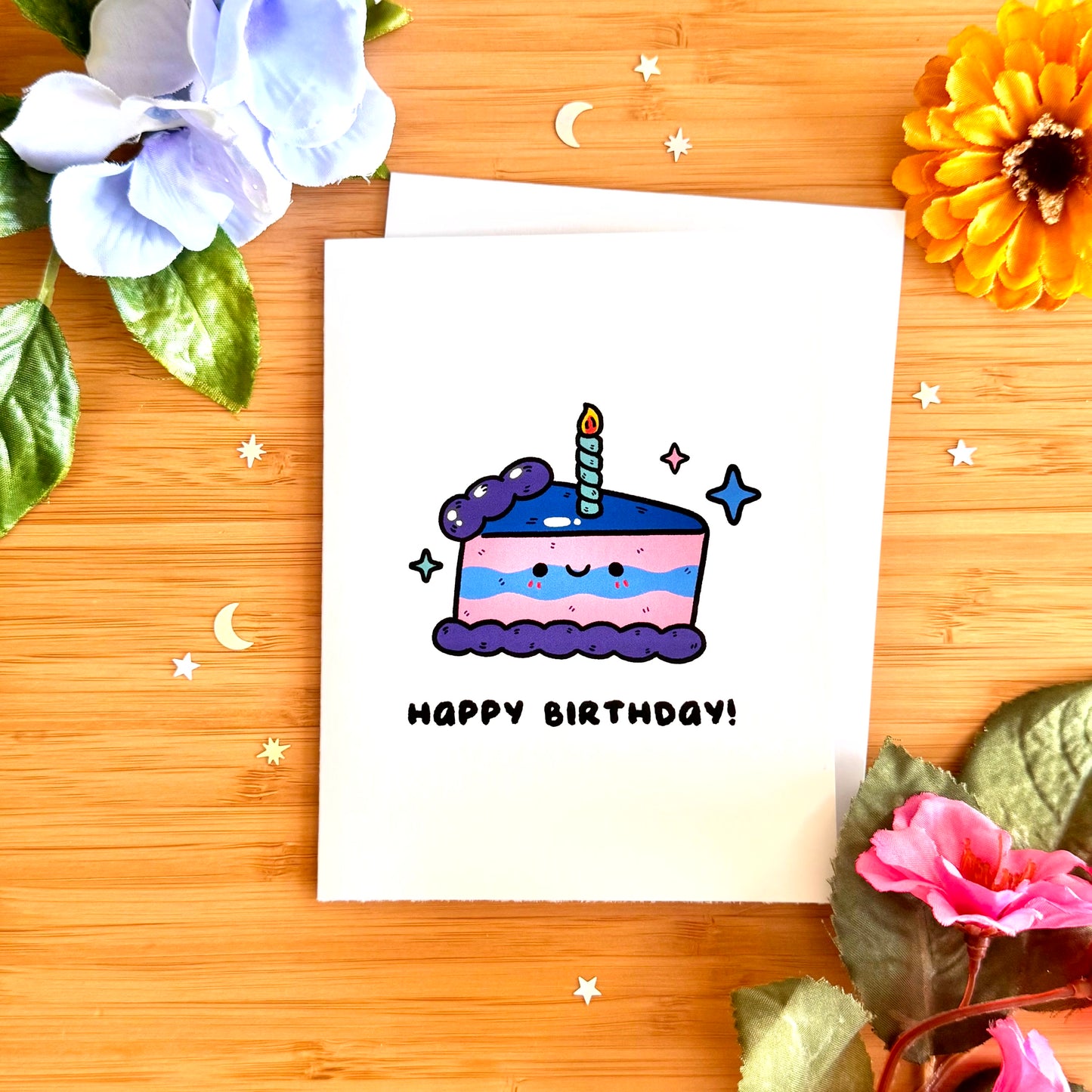 Happy Birthday Cake Greeting Card