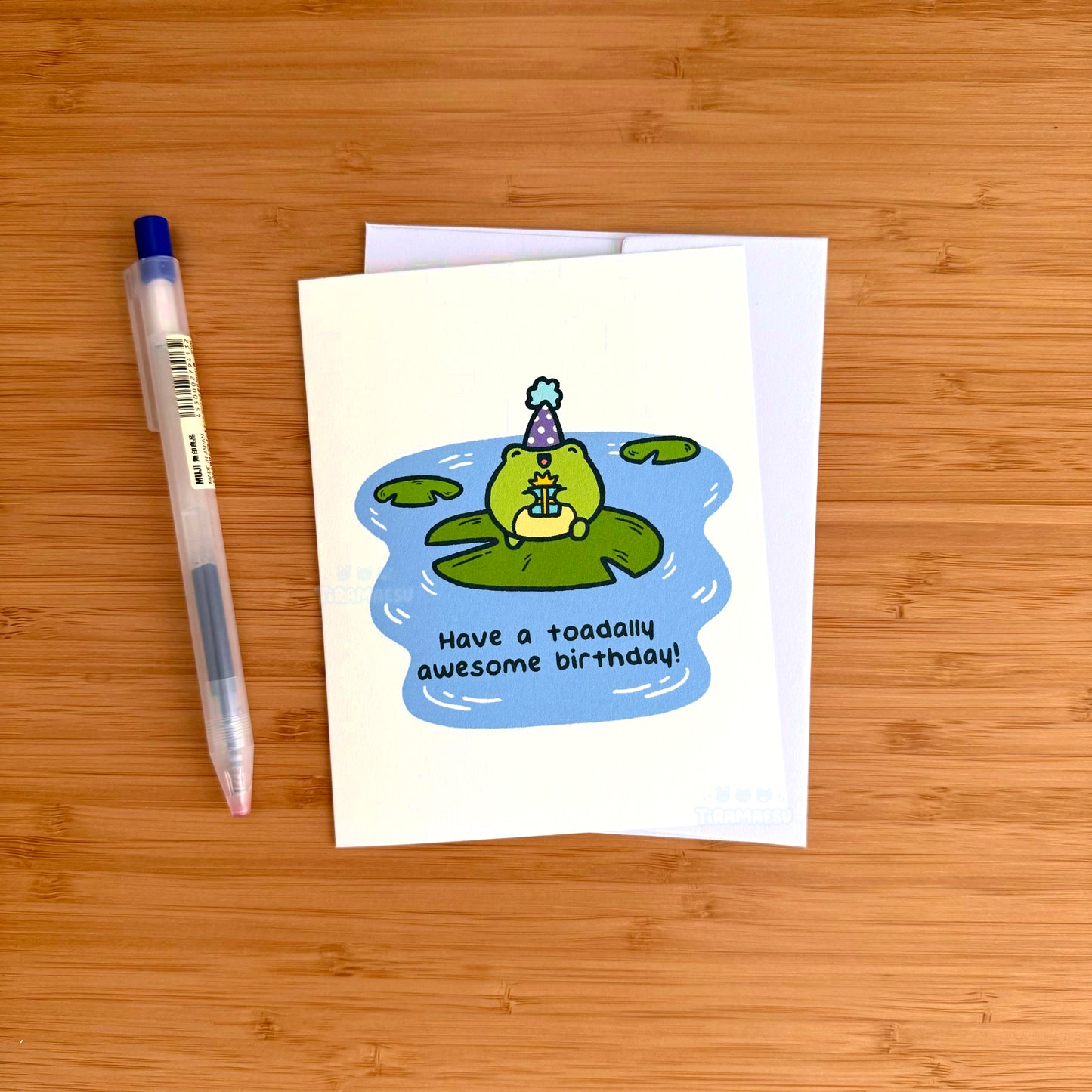 Toadally Awesome Birthday Greeting Card